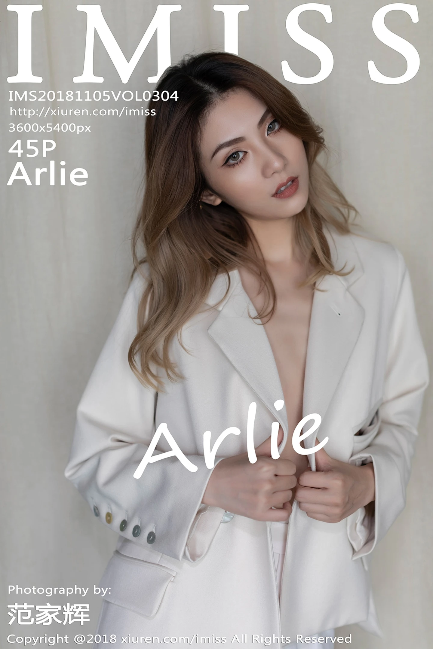 [IMISS爱蜜社]Vol.304_嫩模Arlie私房紫色蕾丝内衣秀完美身材迷人美胸撩人诱惑写真45P-秀人网 - XiuRen.Pro